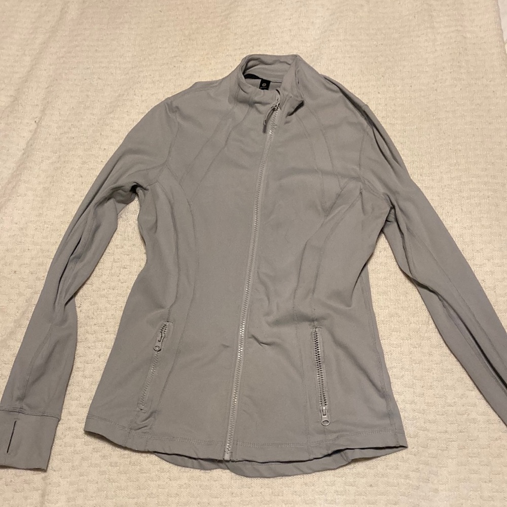 Lululemon define jacket dupe, light gray-blue
